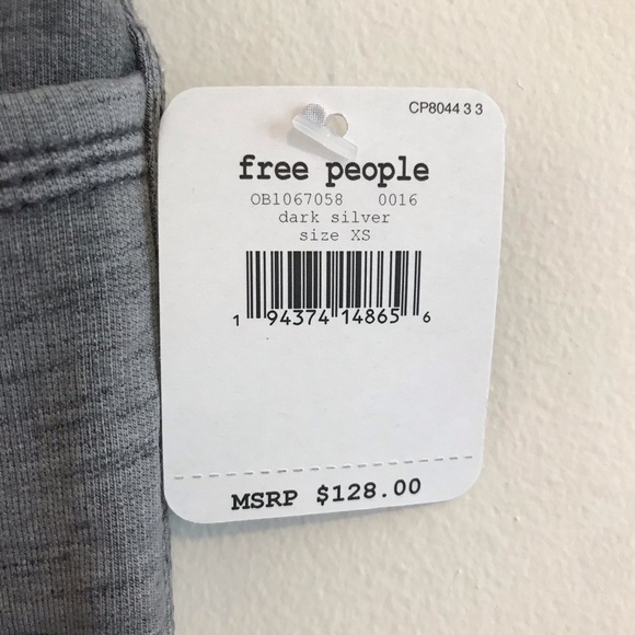 NWT Free People High-Rise Get On It Legging Gray - Picture 4 of 7